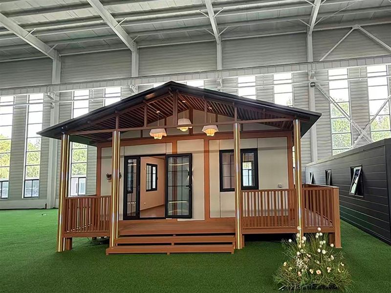 Double wing folding expansion house