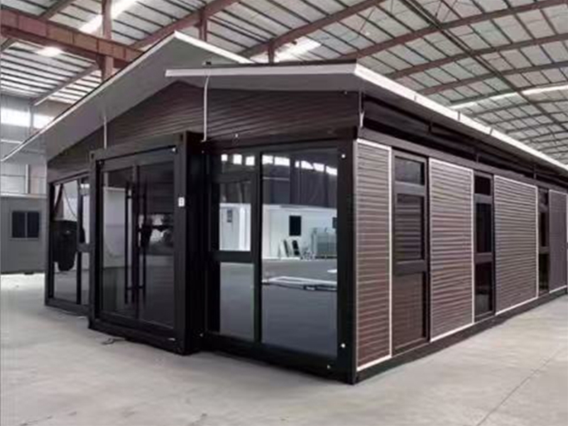 Double wing folding expansion house