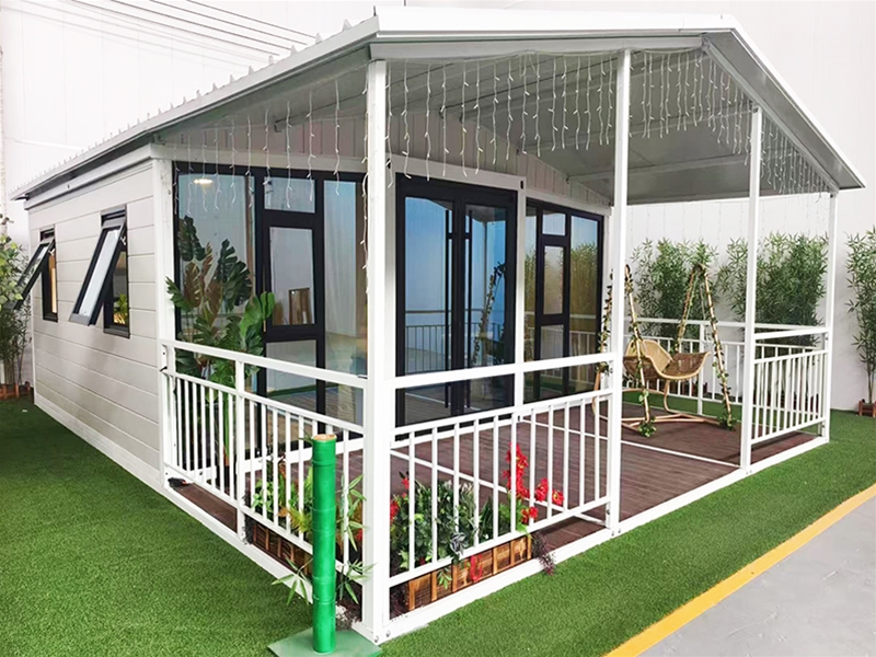 Double wing folding expansion house