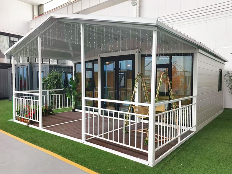 Double wing folding expansion house