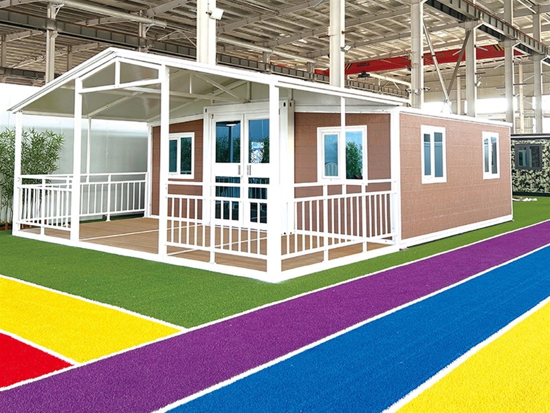 Double wing folding expansion house